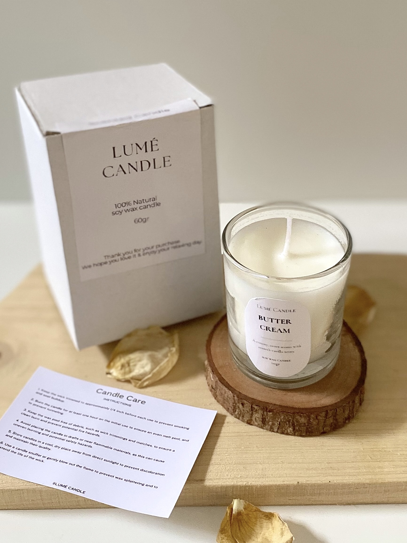 Lumé Candle Butter Cream