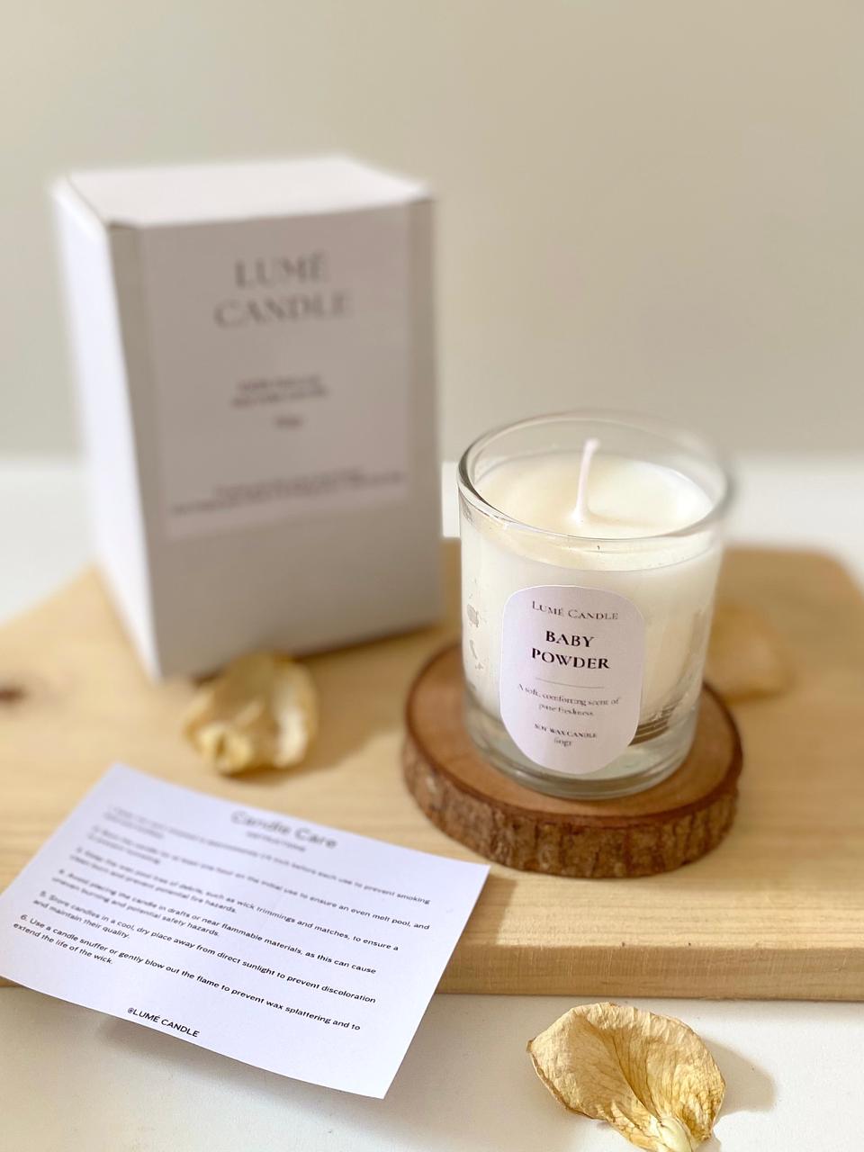 Lumé Candle Baby Powder