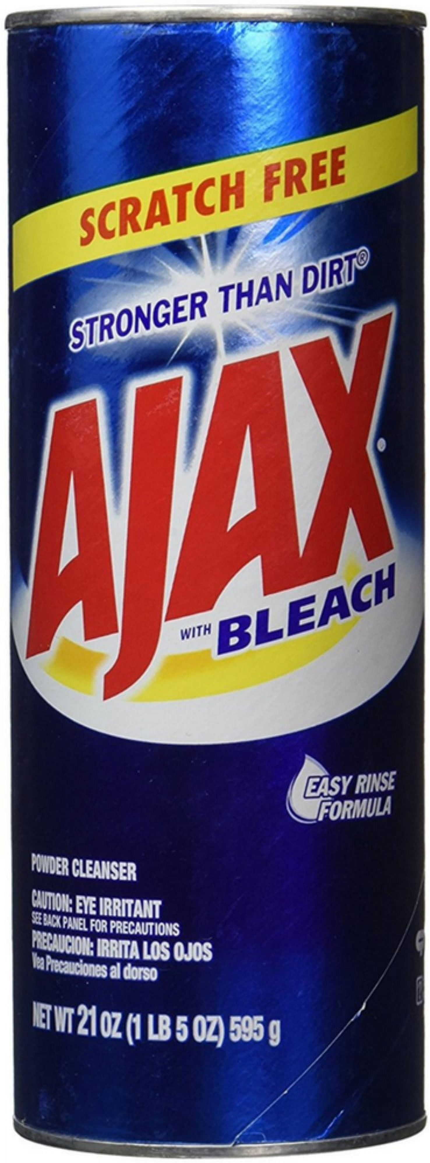 Ajax Powder Cleanser with Bleach Multi-Purpose Cleaner, 21 oz