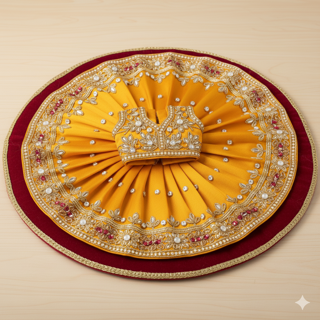 Designer Laddu Gopal Dress – Premium Krishna Poshak | Bal Gopal Dress | Krishna Janmashtami Dress