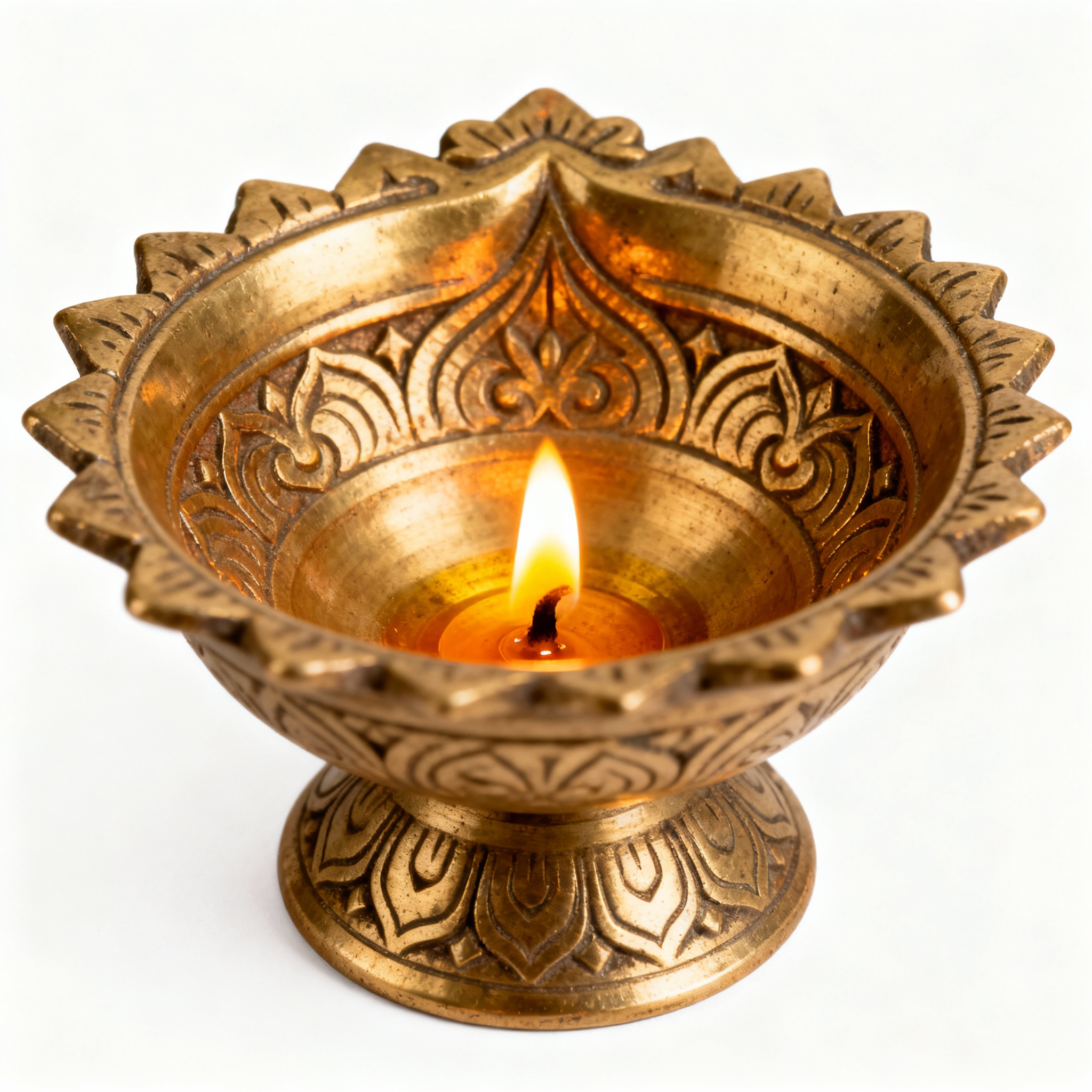 Diya - Traditional Brass Aarti Diya