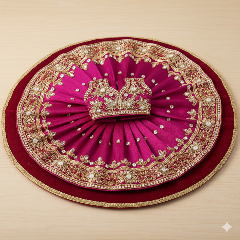 Designer Laddu Gopal Dress – Premium Krishna Poshak | Bal Gopal Dress | Krishna Janmashtami Dress