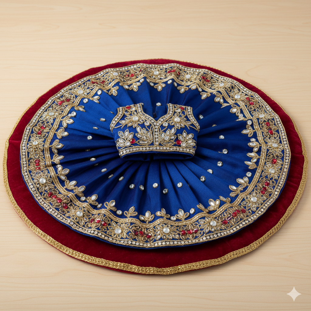 Designer Laddu Gopal Dress – Premium Krishna Poshak | Bal Gopal Dress | Krishna Janmashtami Dress