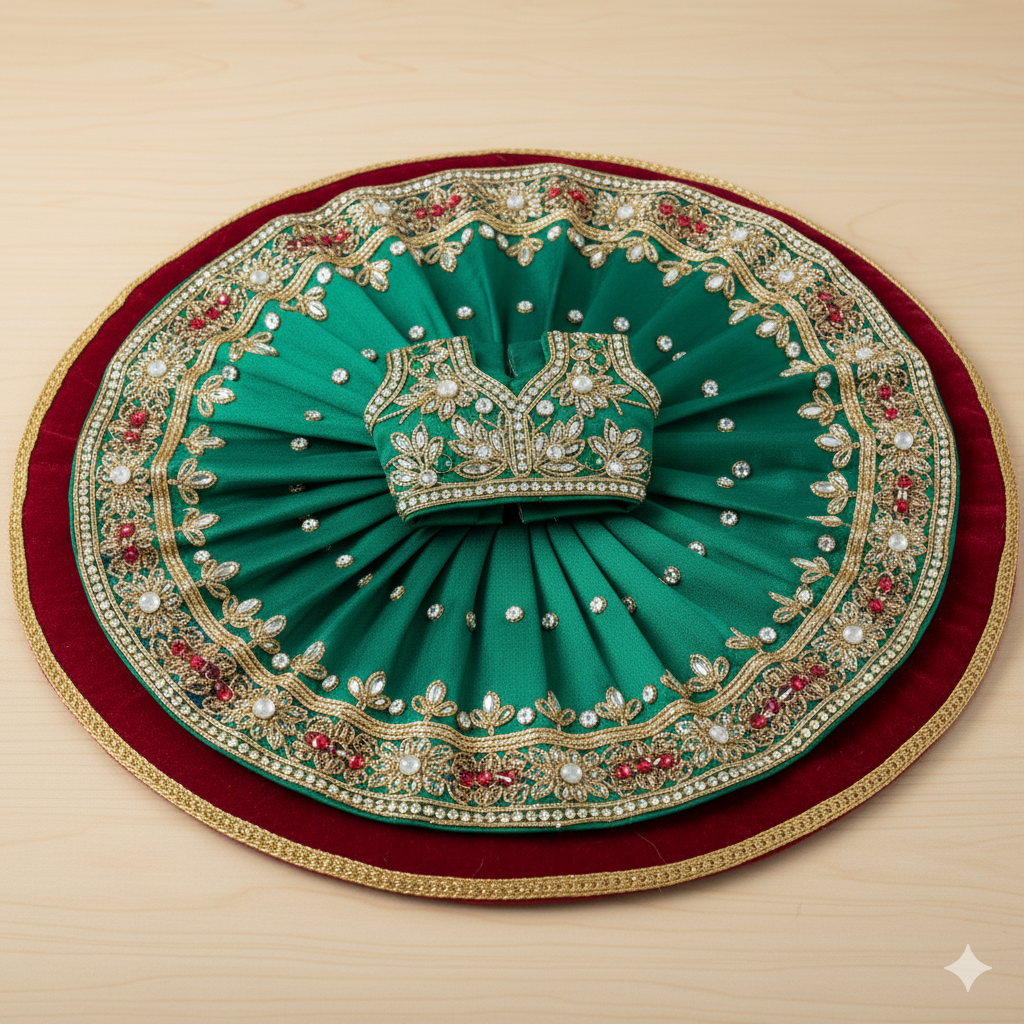 Designer Laddu Gopal Dress – Premium Krishna Poshak | Bal Gopal Dress | Krishna Janmashtami Dress