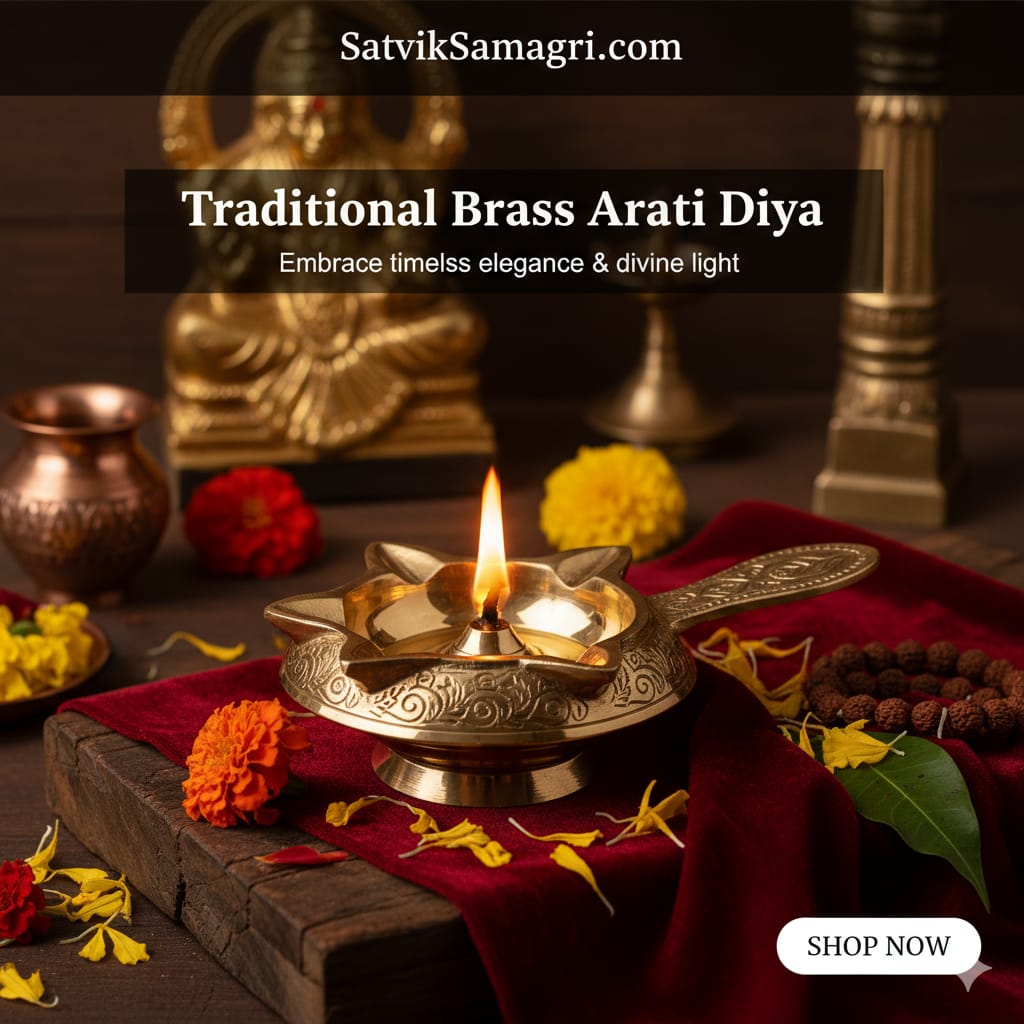 Diya - Traditional Brass Aarti Diya