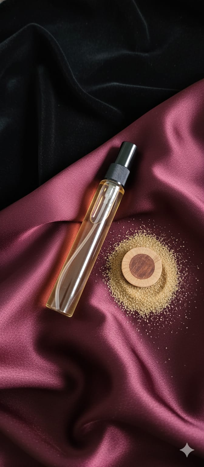 Aromatic glass spray bottle