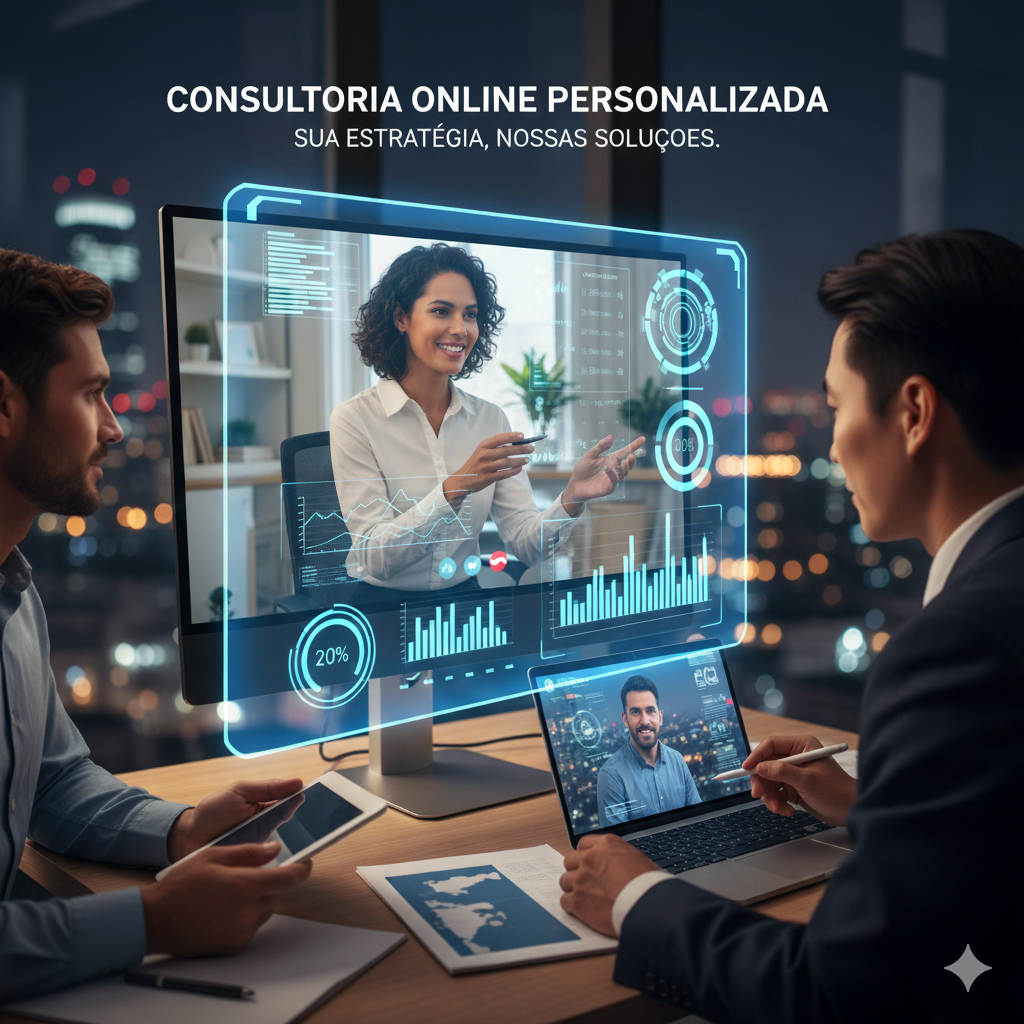 Consultoria Online Personalizada: Sua Estratégia, Nossas Soluções.