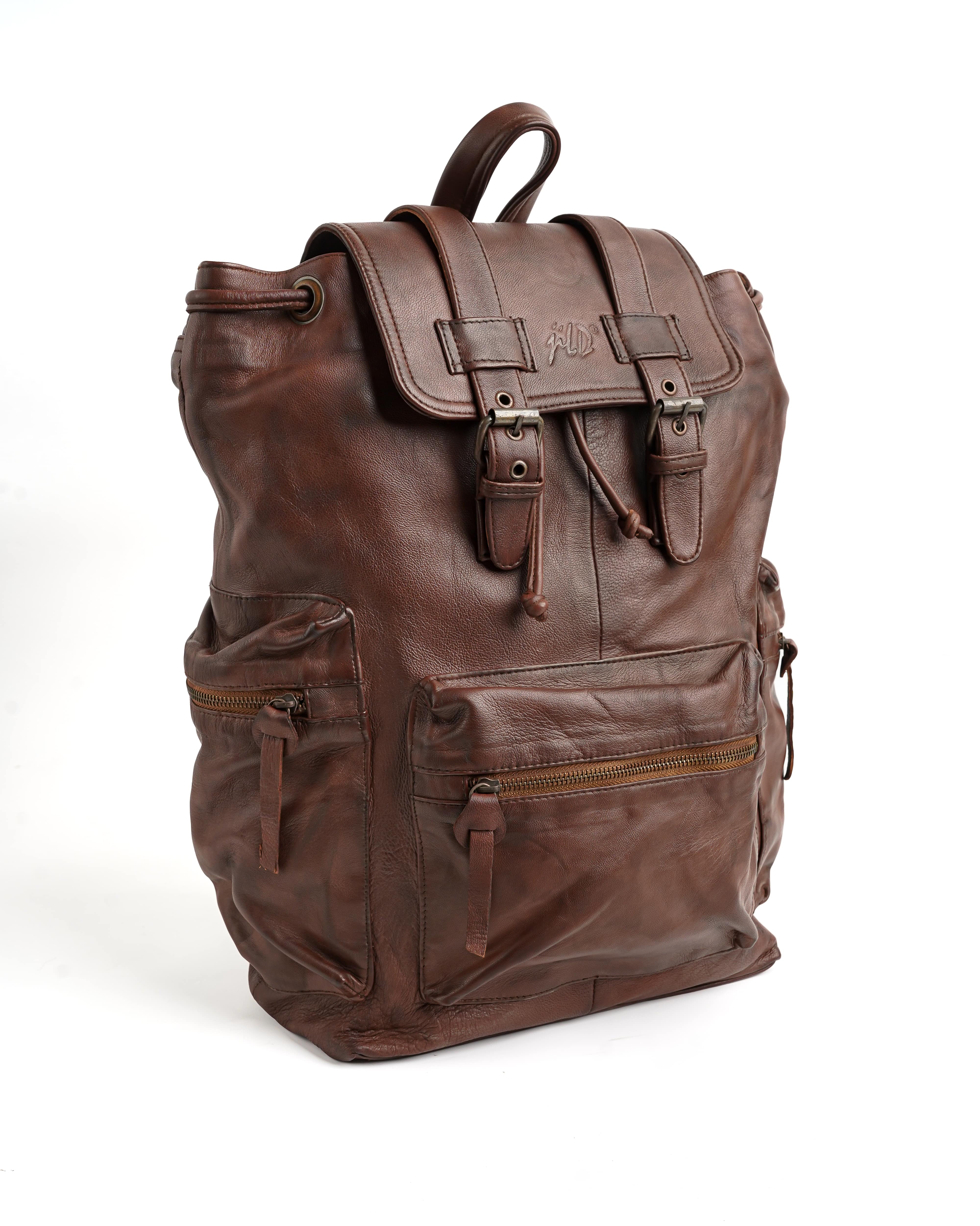 Vintage Leather Backpack