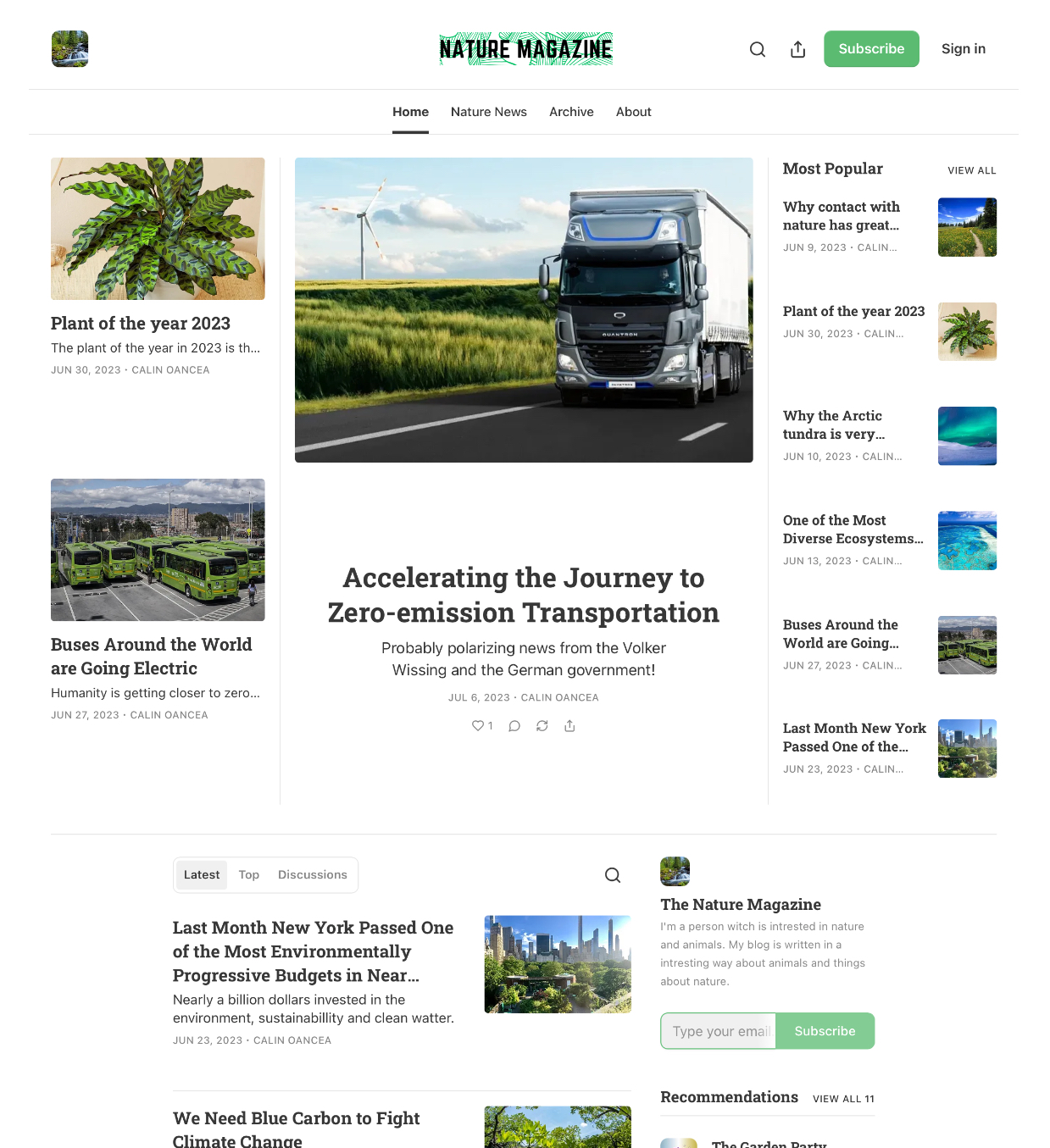 Guest Article - Nature Magazine