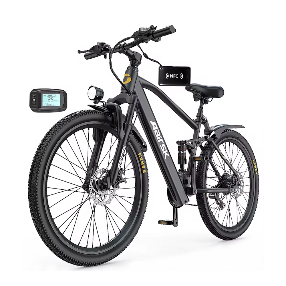 24" Aairsk GT900 - 13AH Battery - 21 Speed - Electric Bicycle for Adults