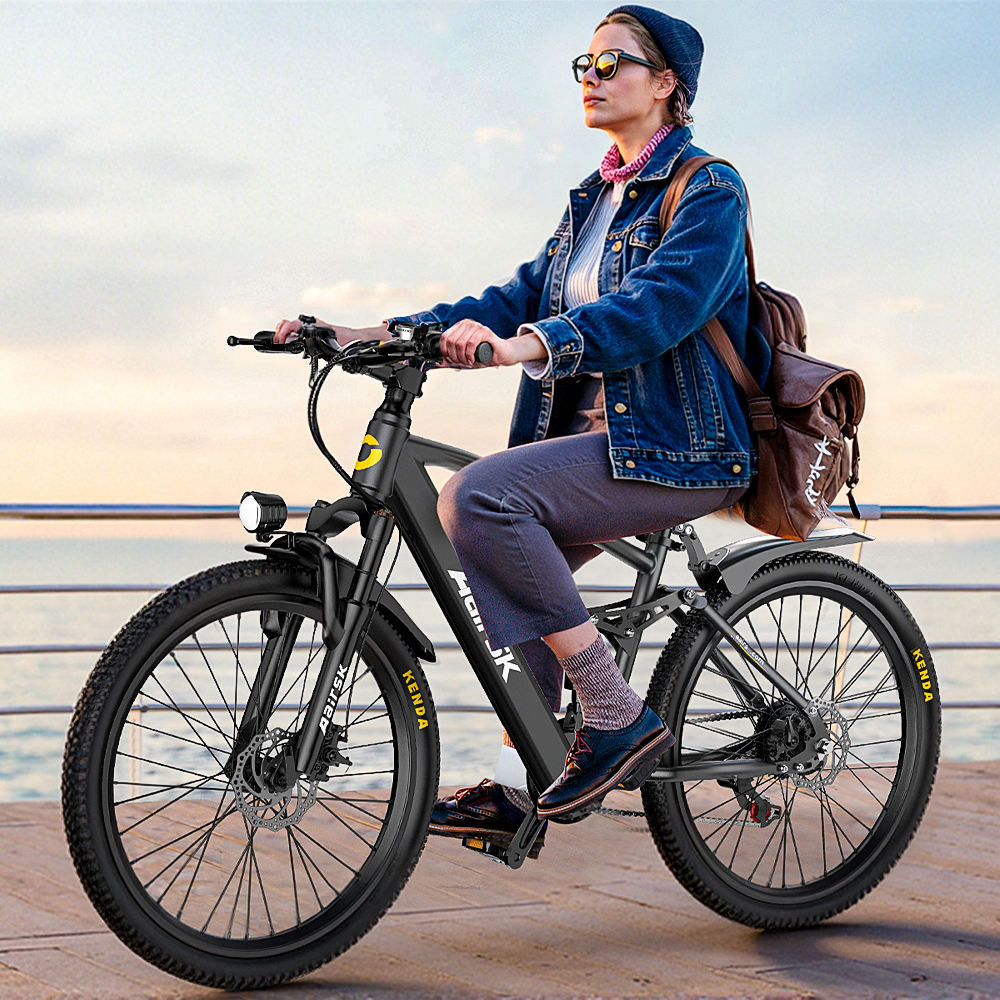 Aairsk E-Bike 26" Tires 21 Speed 750W Peak Motor