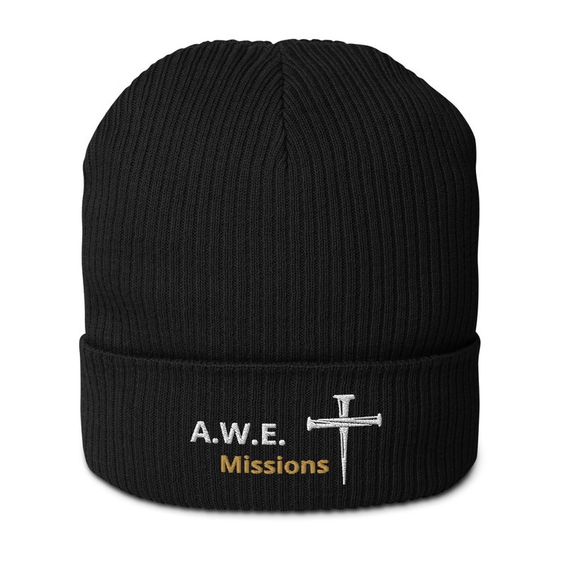 AWE Missions Organic ribbed beanie