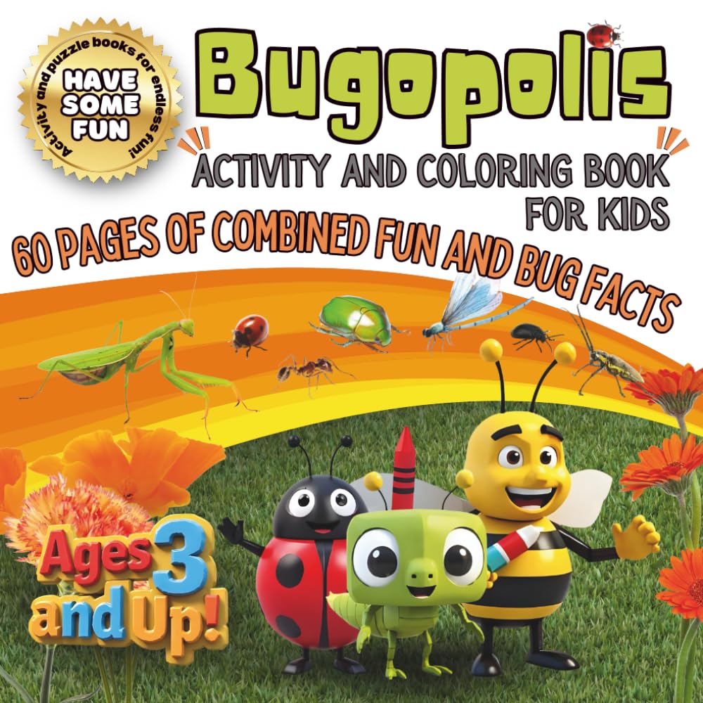 Bugopolis Activity Book for Kids