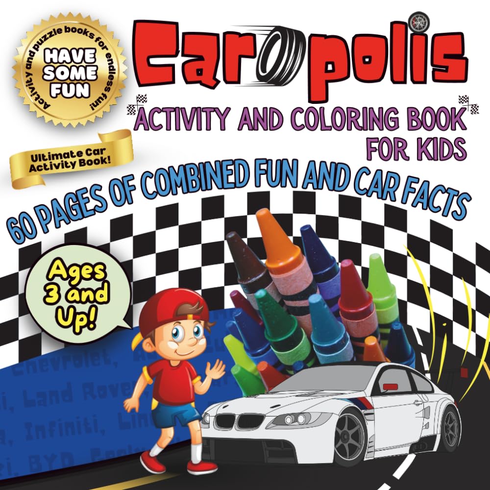 Caropolis Activity and Coloring Book for Kids