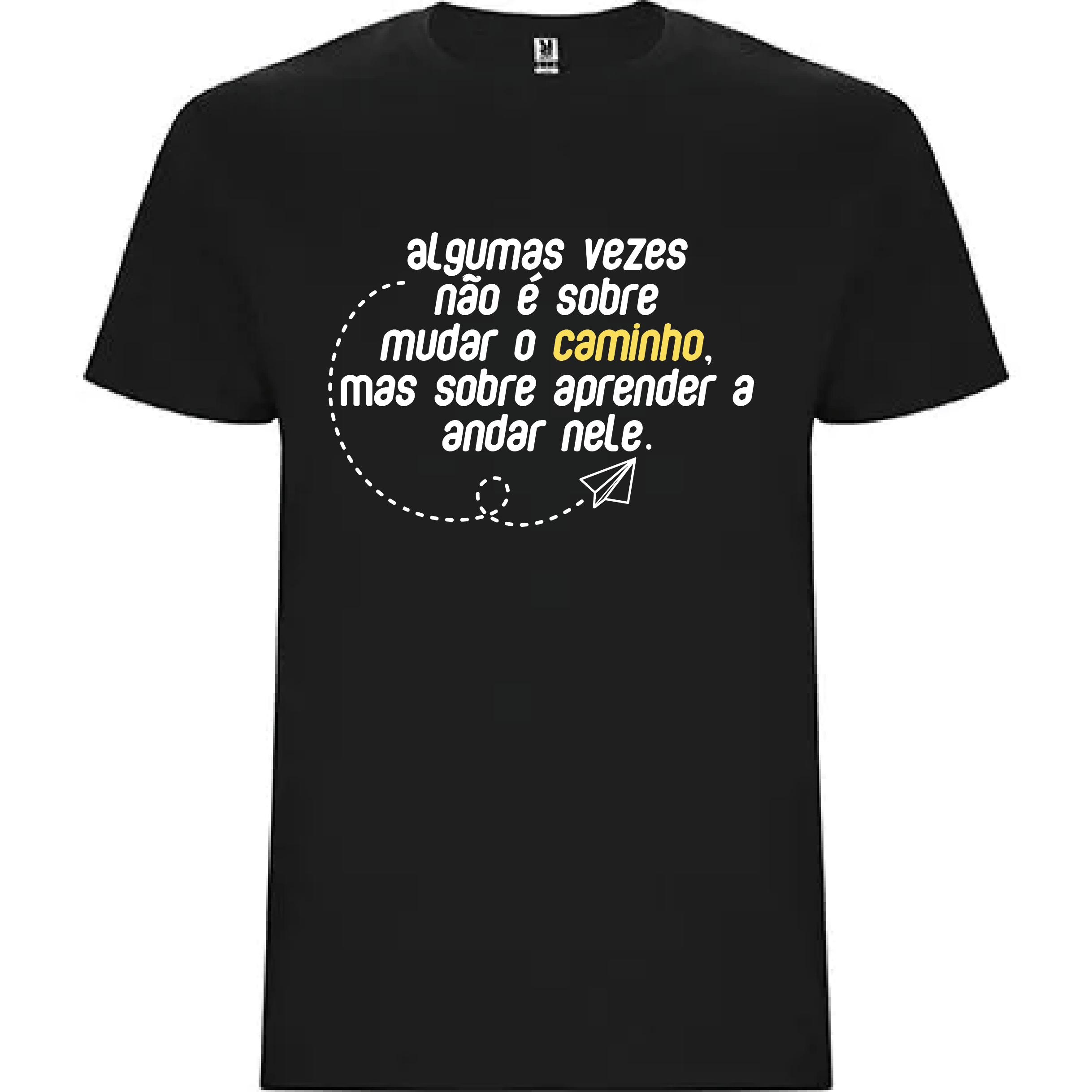 T-shirt "Não é sobre mudar..."