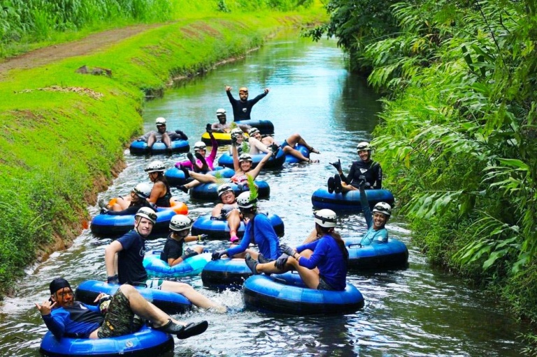 Mountain Tubing On Kaua'i Float Down Through Tunnels On Historic Canals