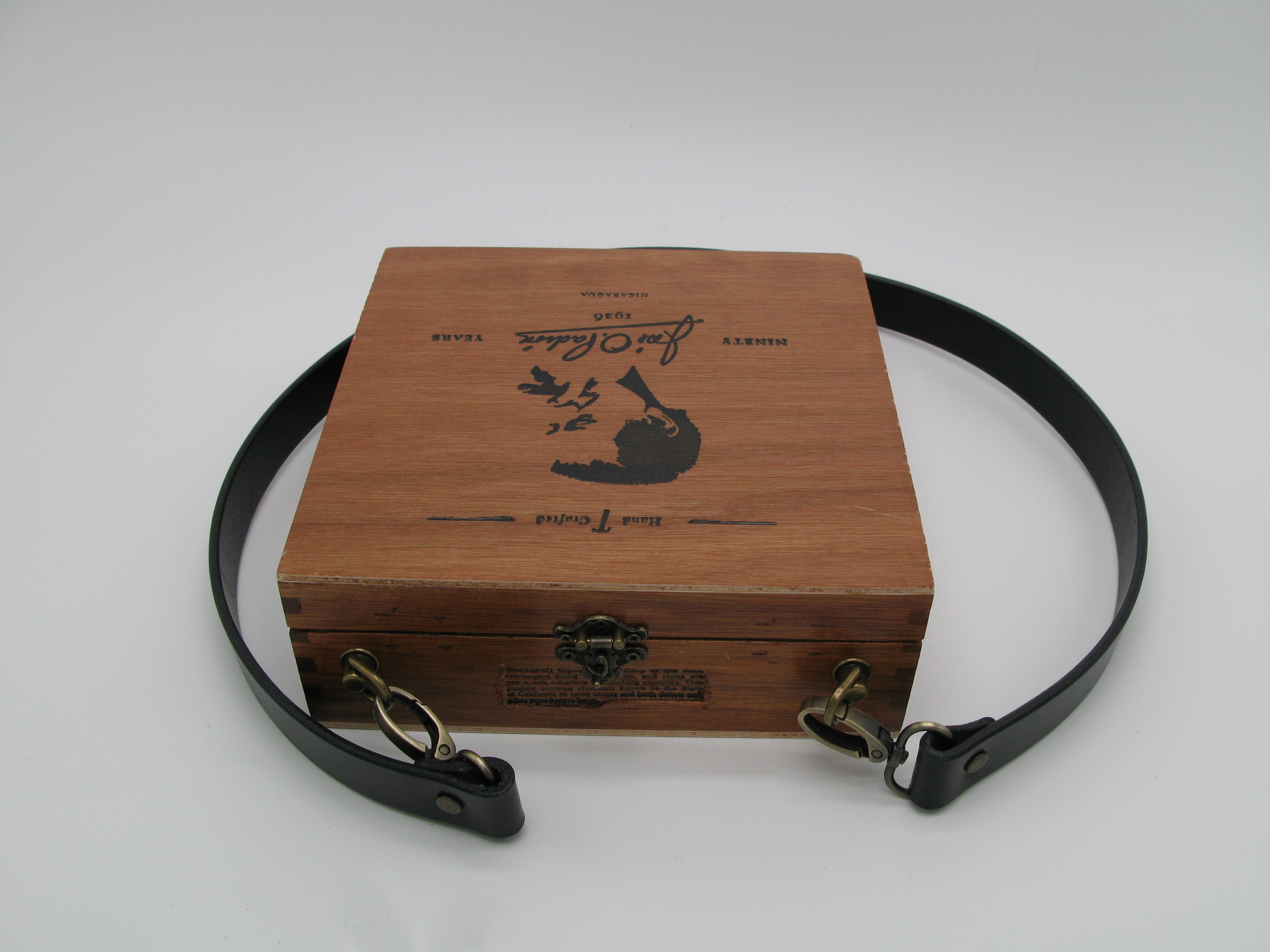 Wooden Cigar Box Handbag