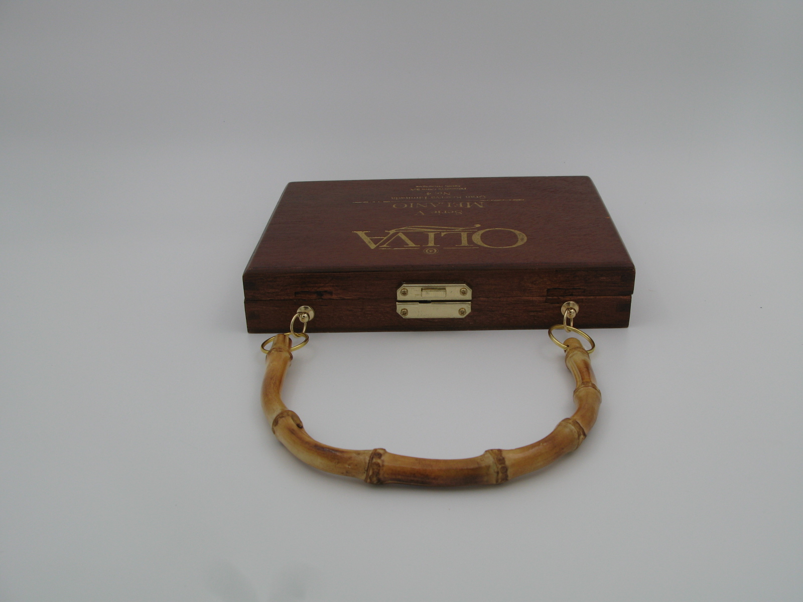 Oliva Wooden Cigar Box Handbag