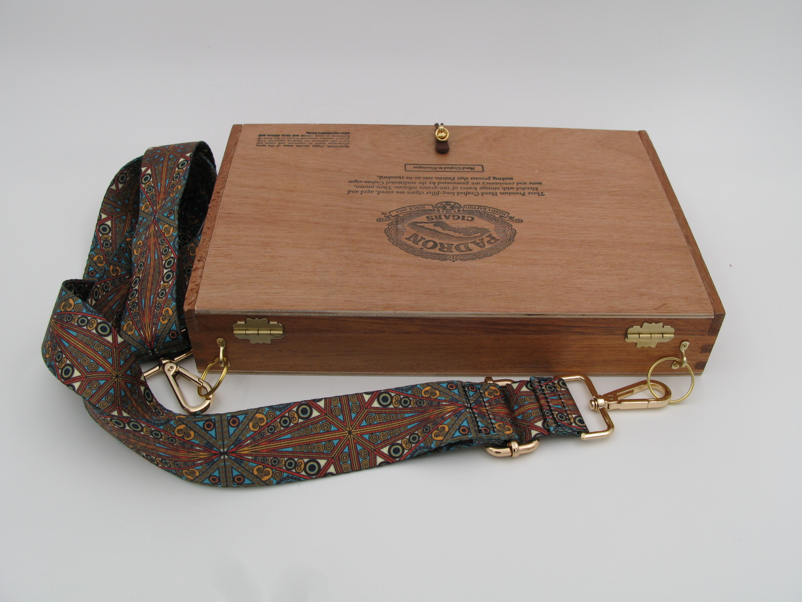 Wooden Cigar Box Bag