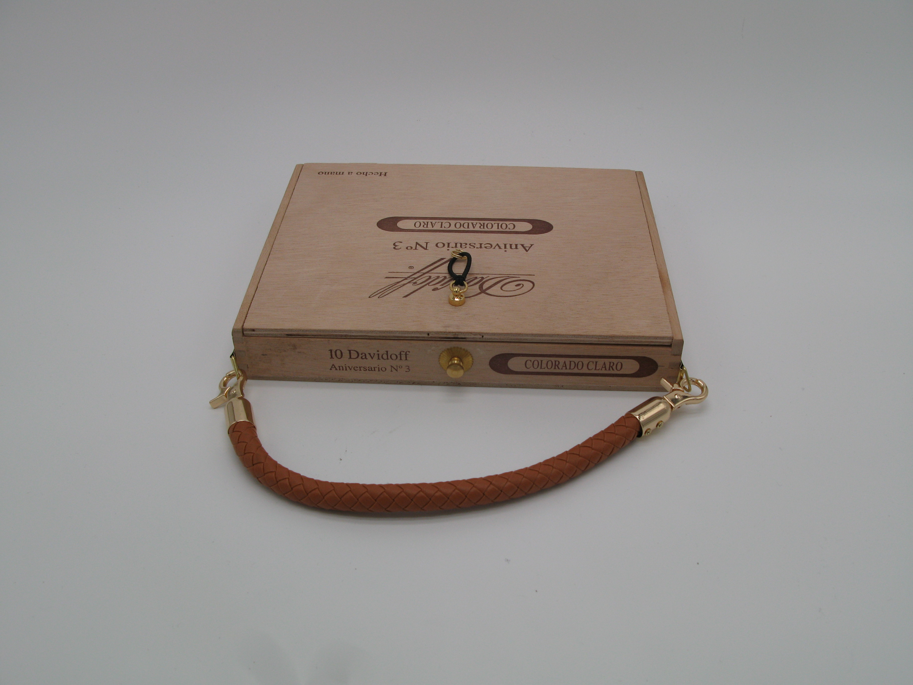 Wooden Cigar Box Handbag