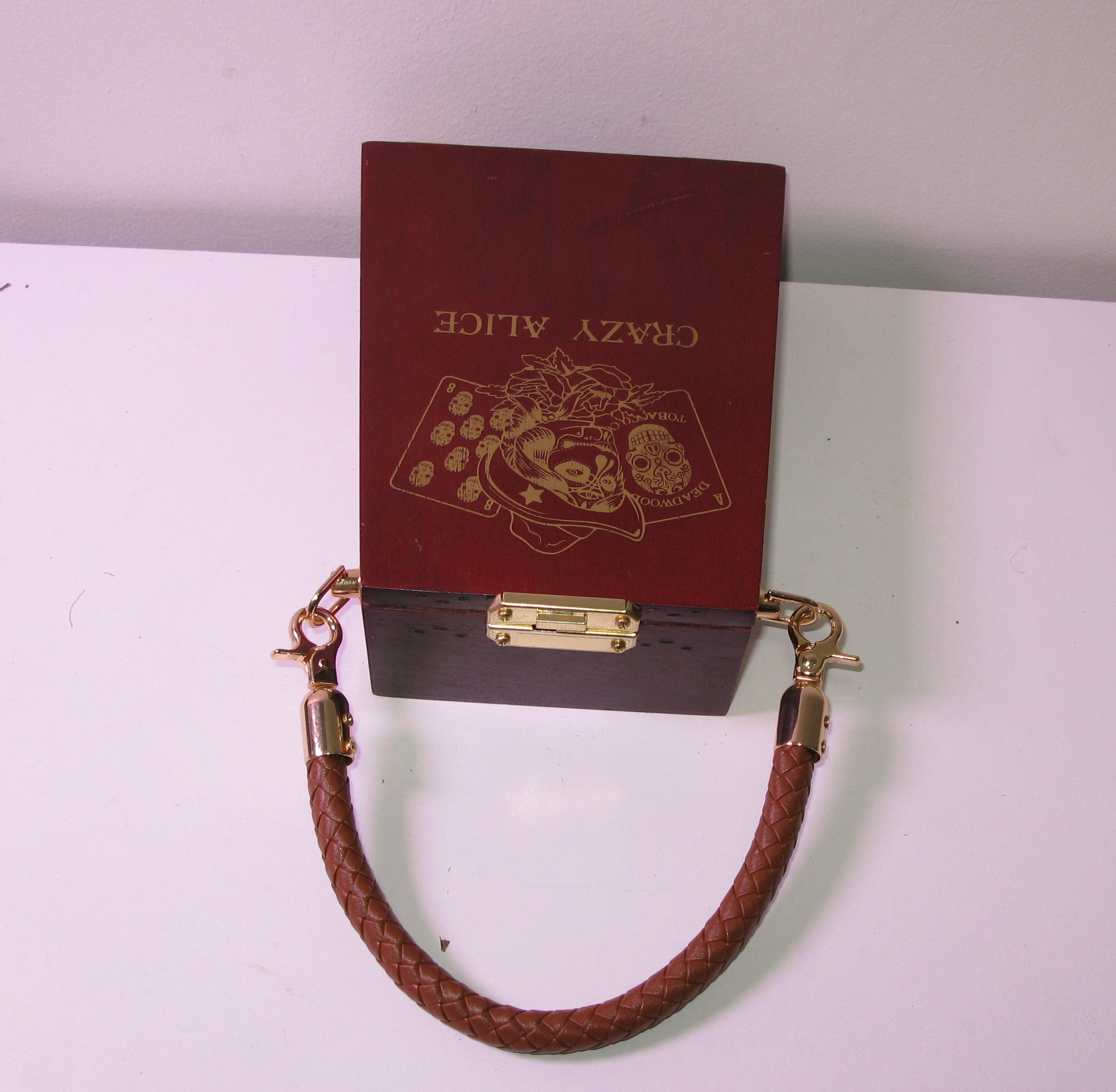 Crazy Alice Wooden Handbag