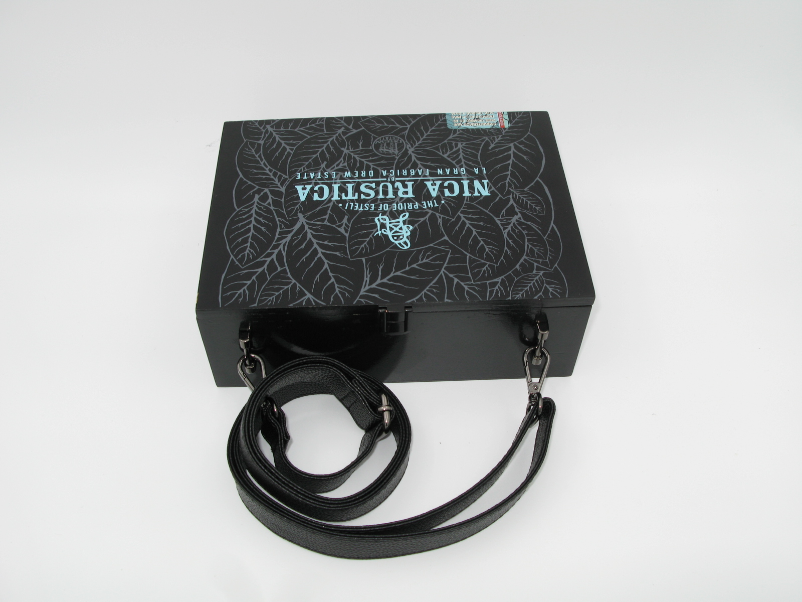 Nica Rustica Black Leaf Shoulder Bag