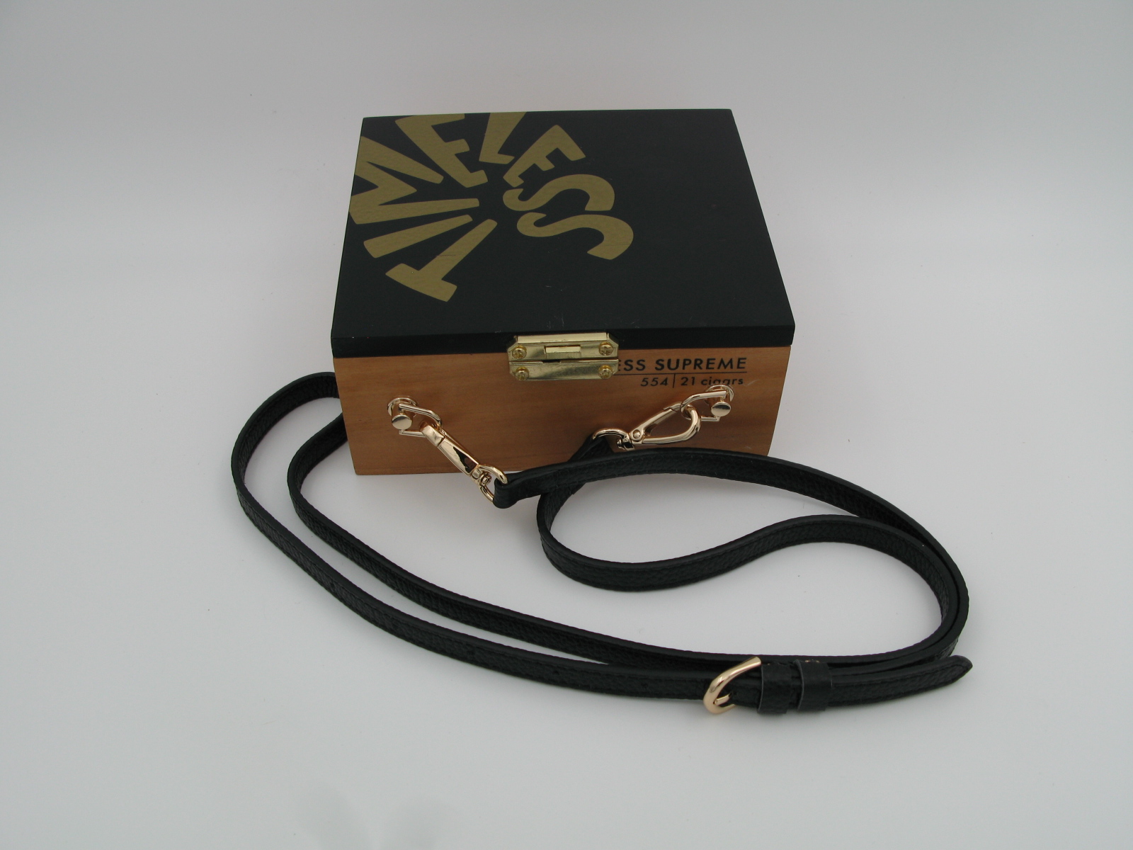 Timeless Supreme Wooden Box Handbag