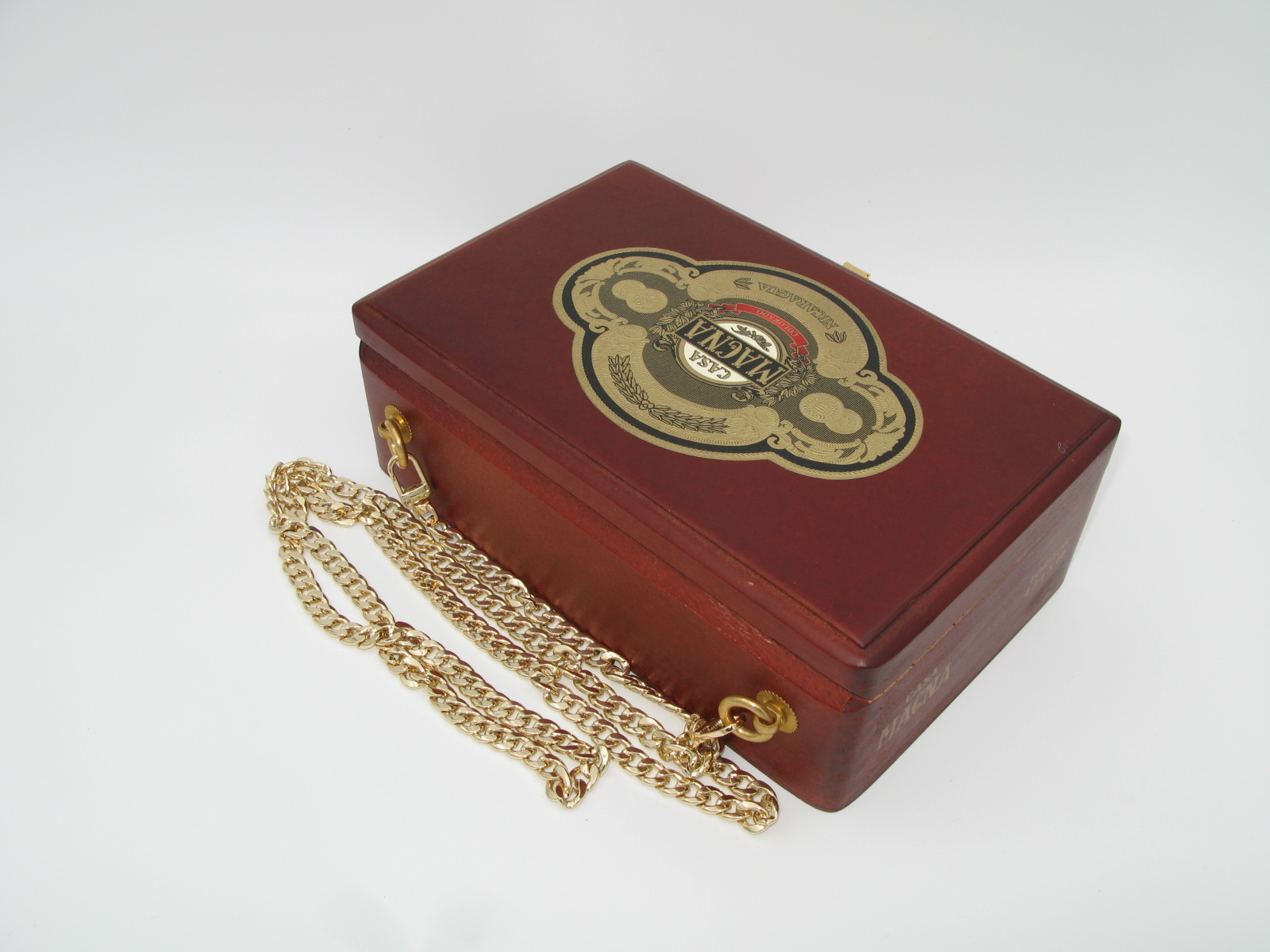 Wooden Cigar Box Purse