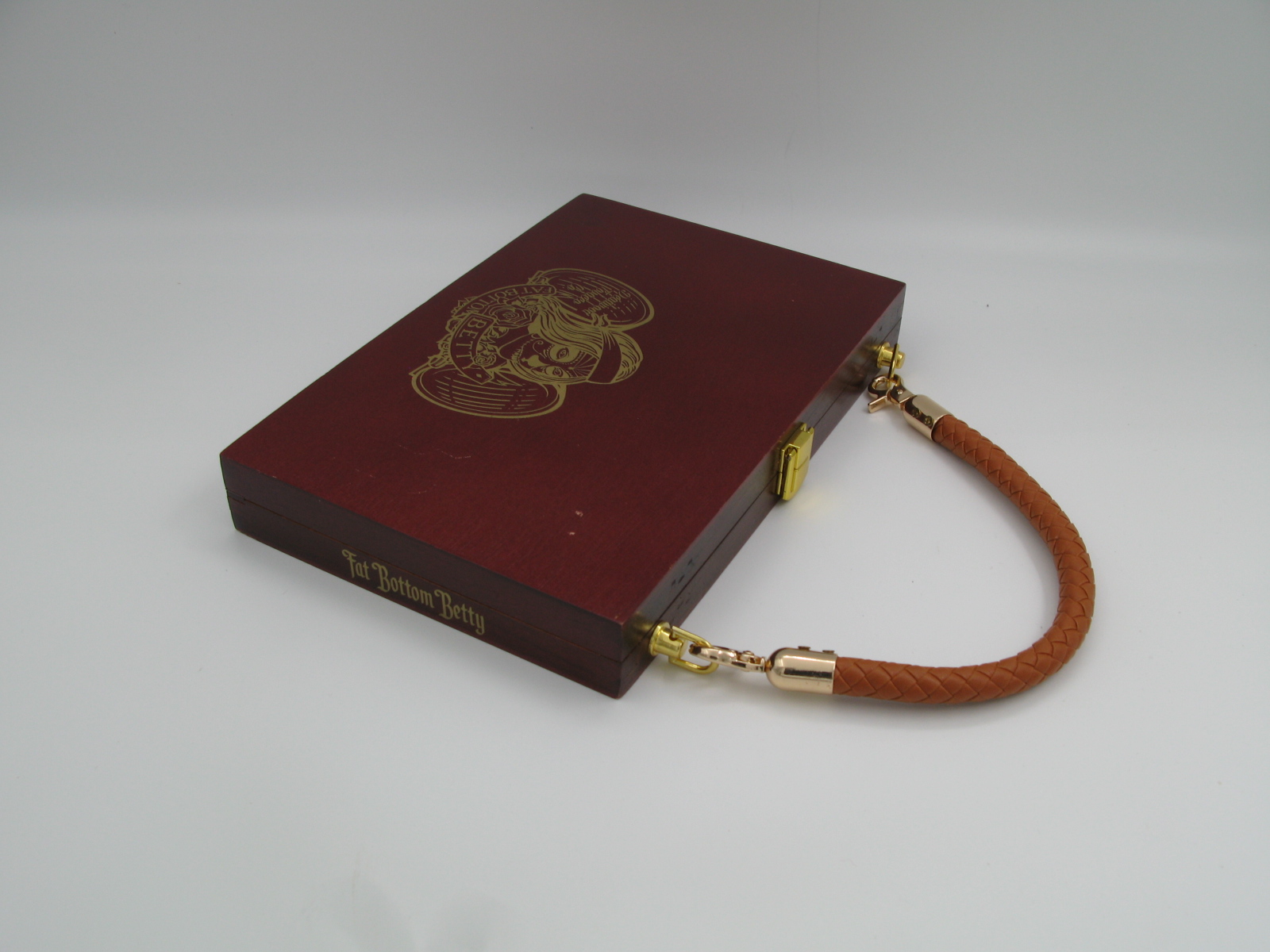 Decorative Wooden Handbag Case