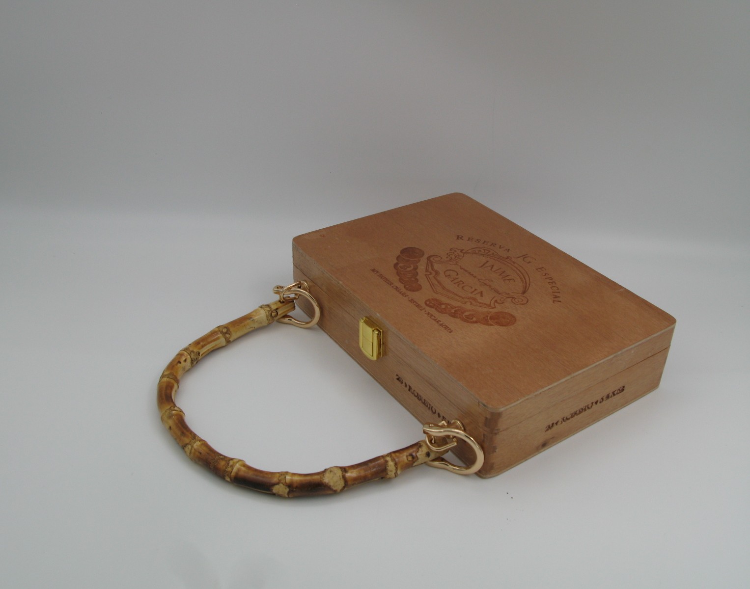 Jamie Garcia Wooden Cigar Box Purse
