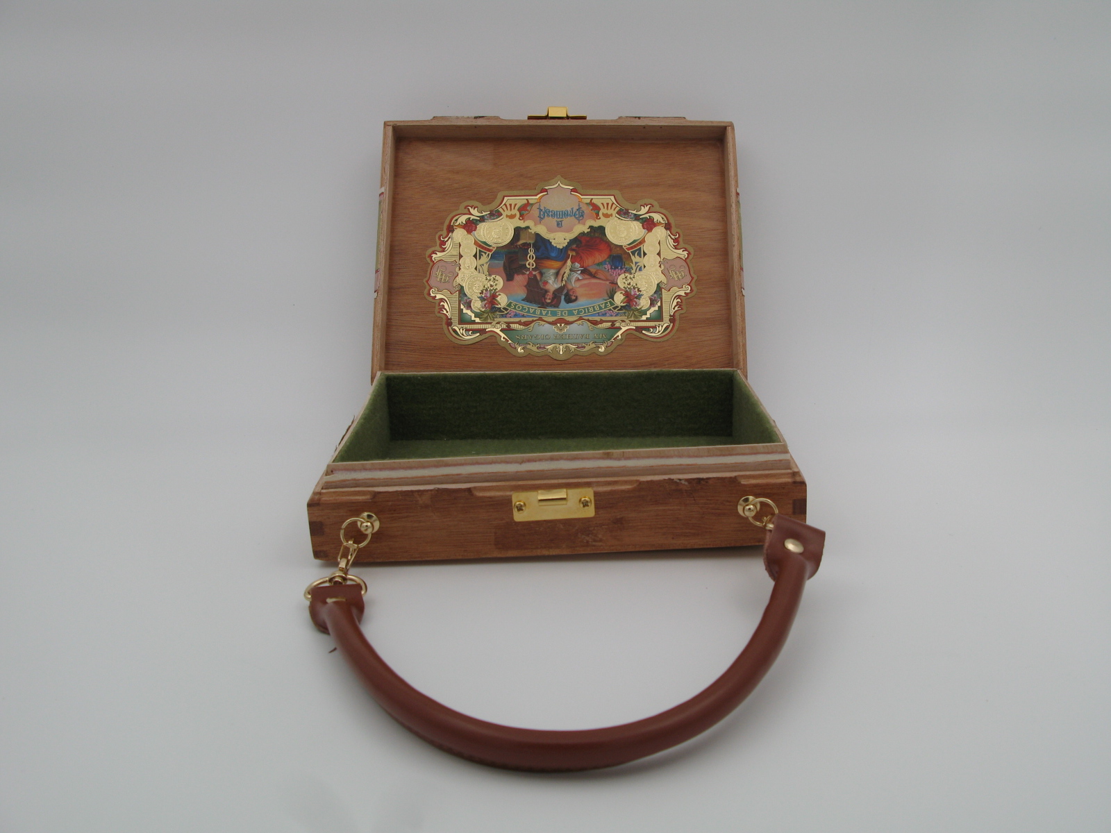 Wooden Box Purse
