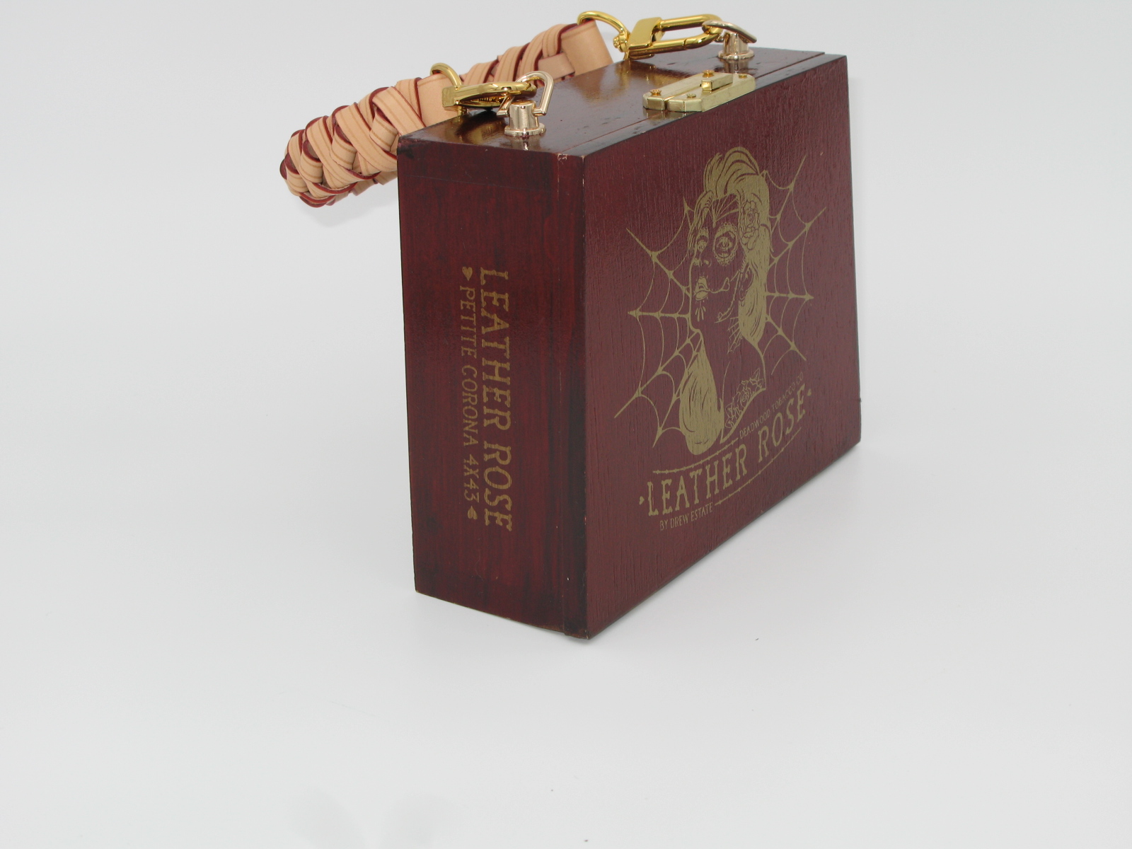 Leather Rose Handbag