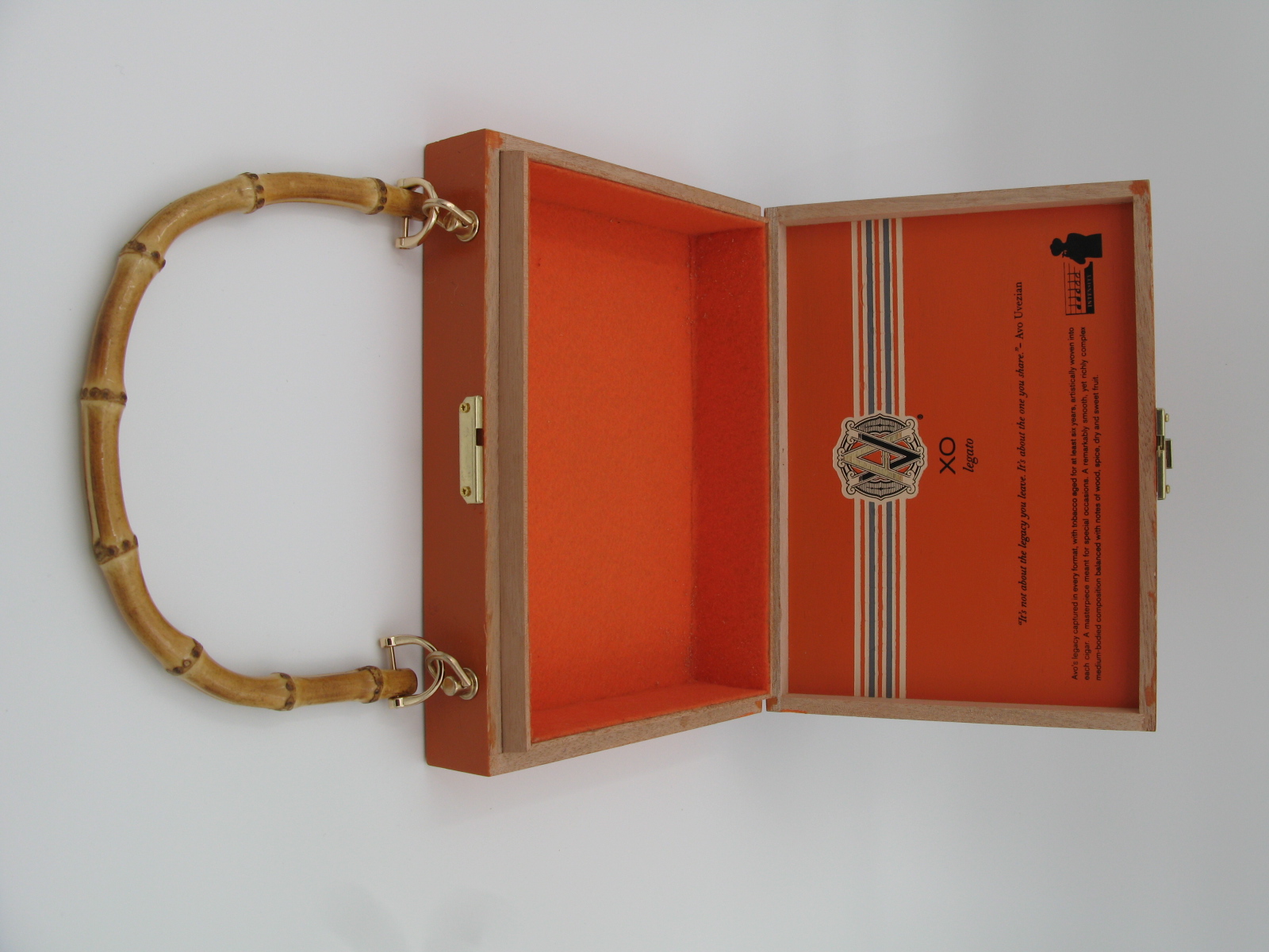 Vintage Style Bamboo Handle Handbag