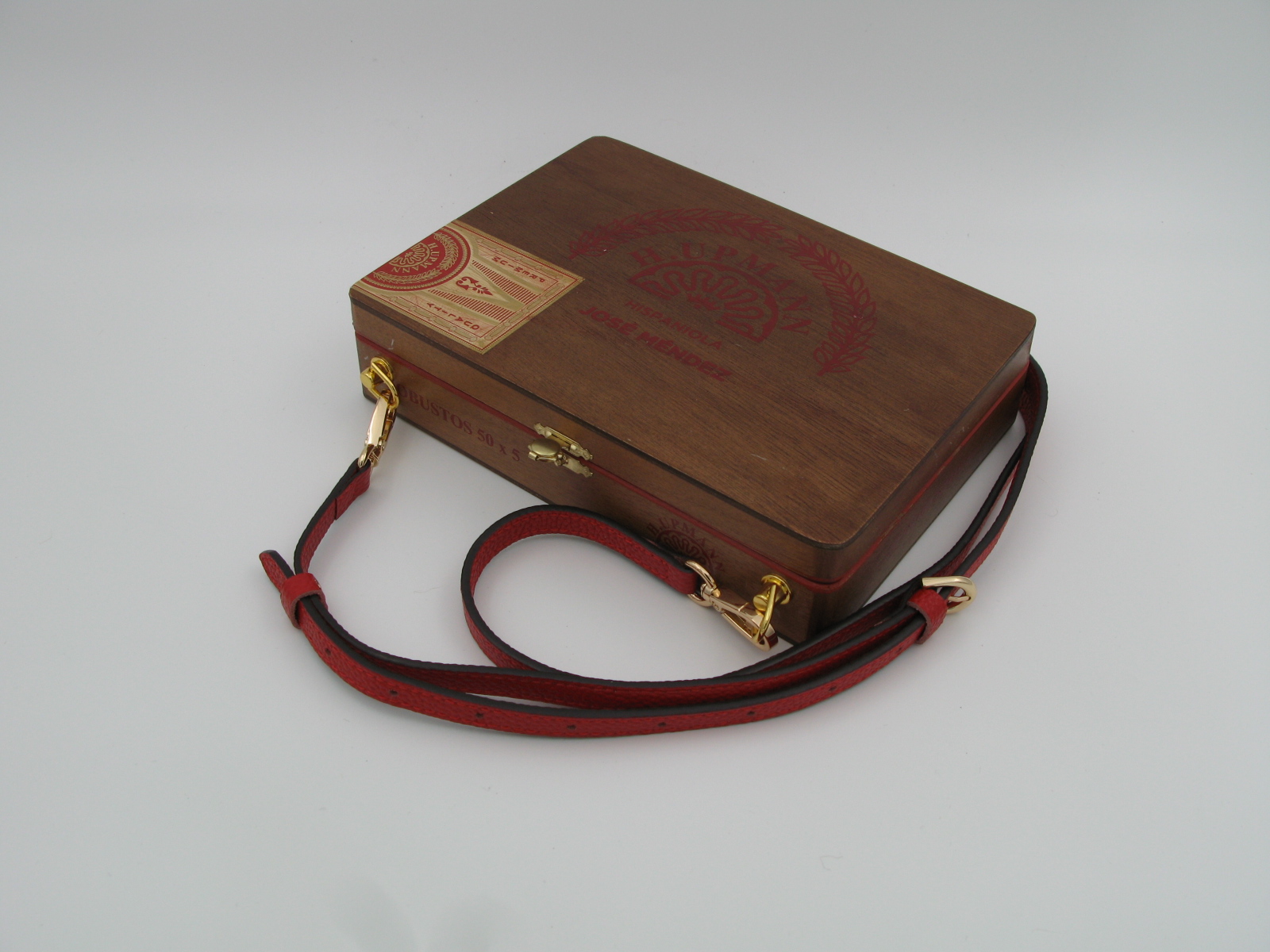 Wooden Cigar Box Purse