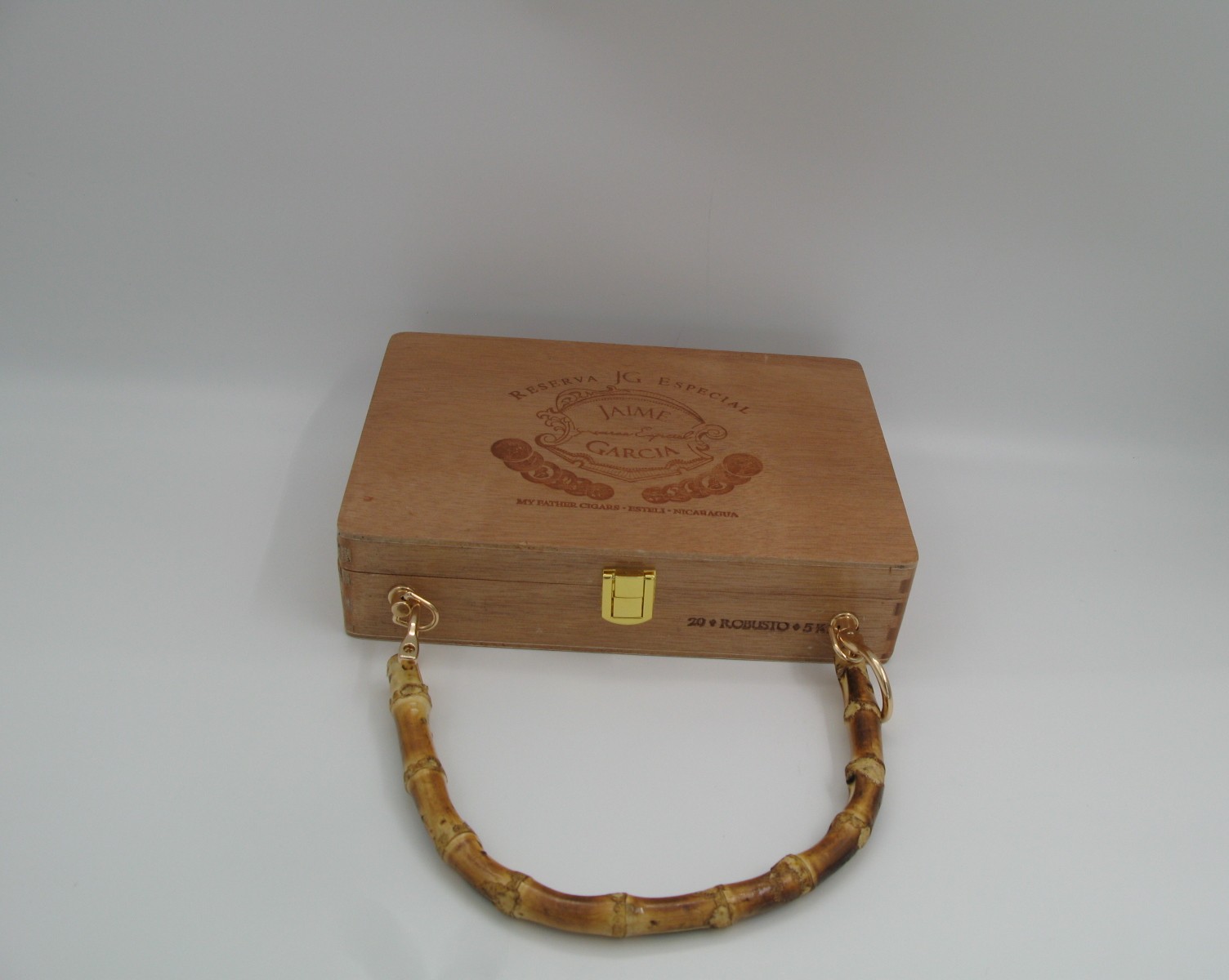 Jamie Garcia Wooden Cigar Box Purse