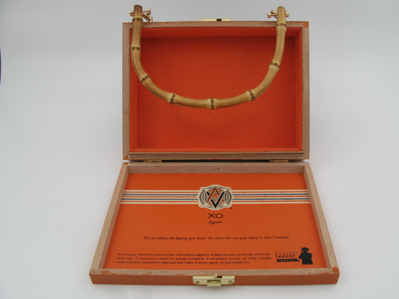 Vintage Style Bamboo Handle Handbag