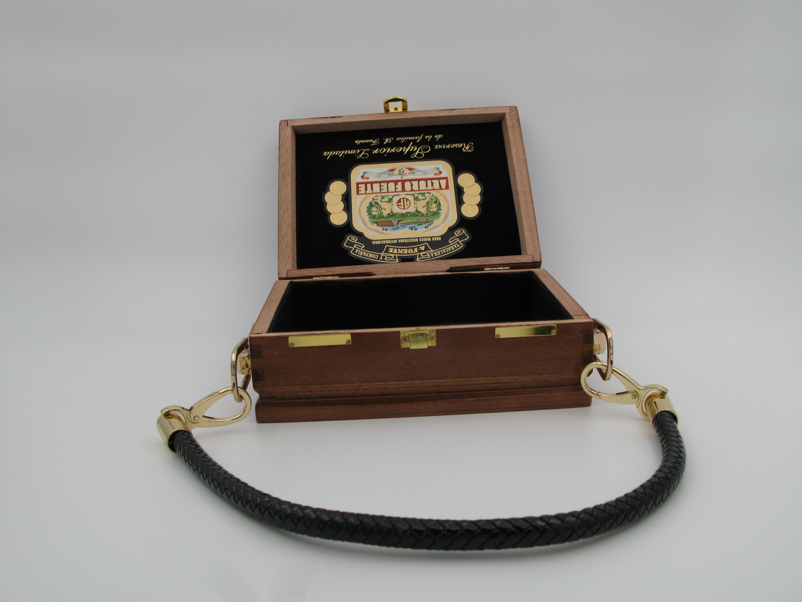 Elegant Wooden Handbag