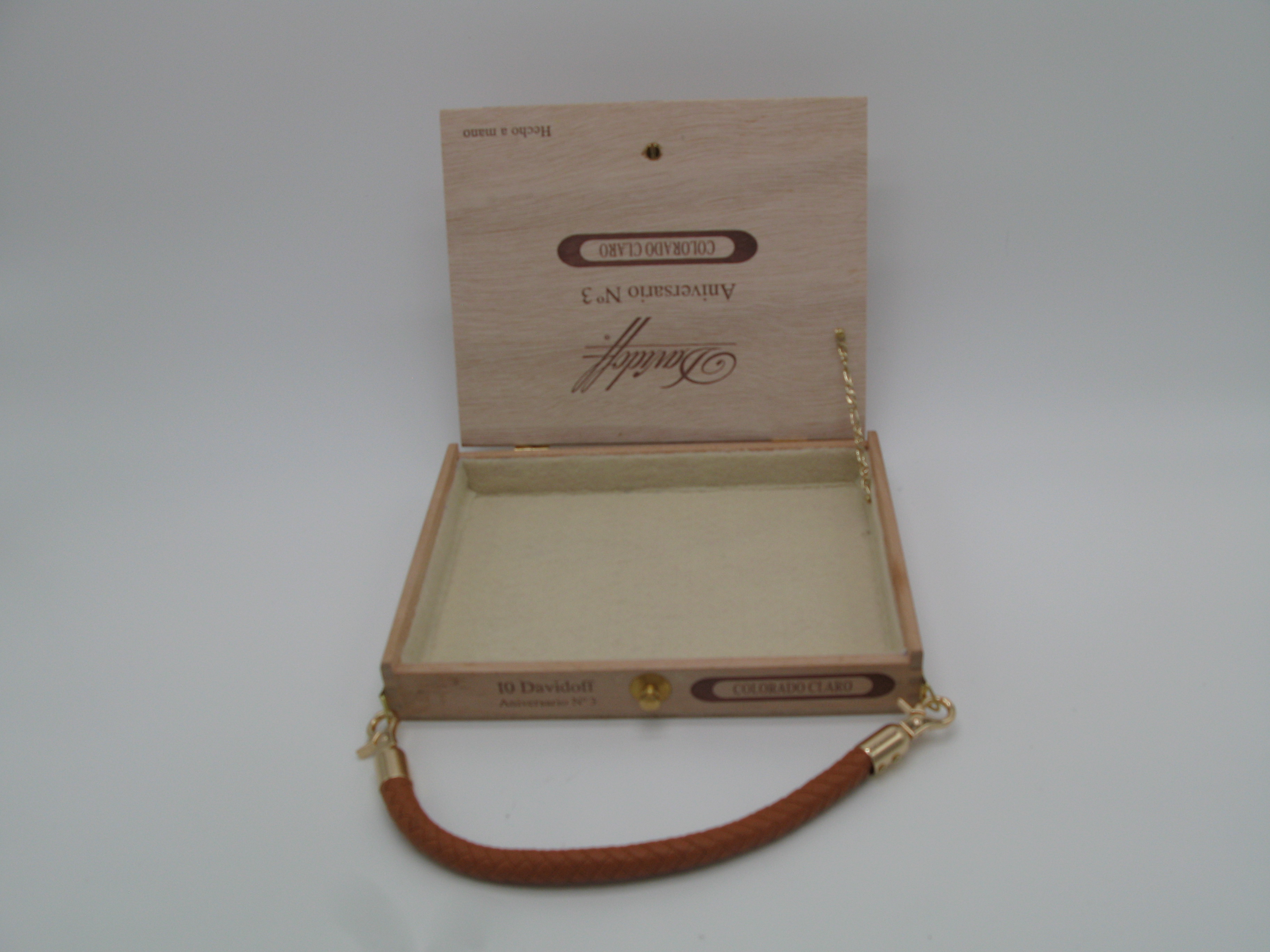 Wooden Cigar Box Handbag