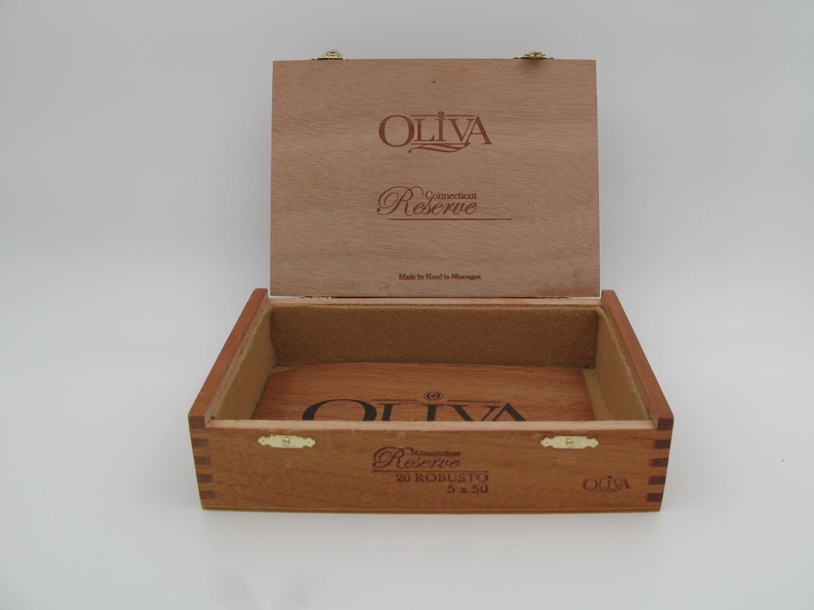 Wooden Box with Bamboo Handle