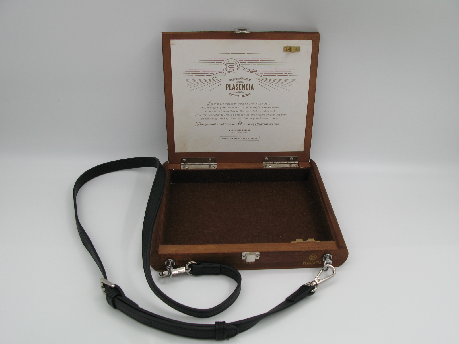 Plasencia Wooden Cigar Box Purse