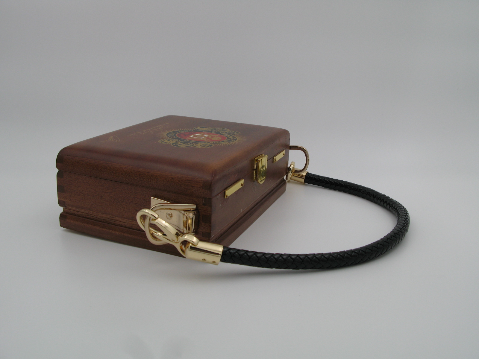 Elegant Wooden Handbag