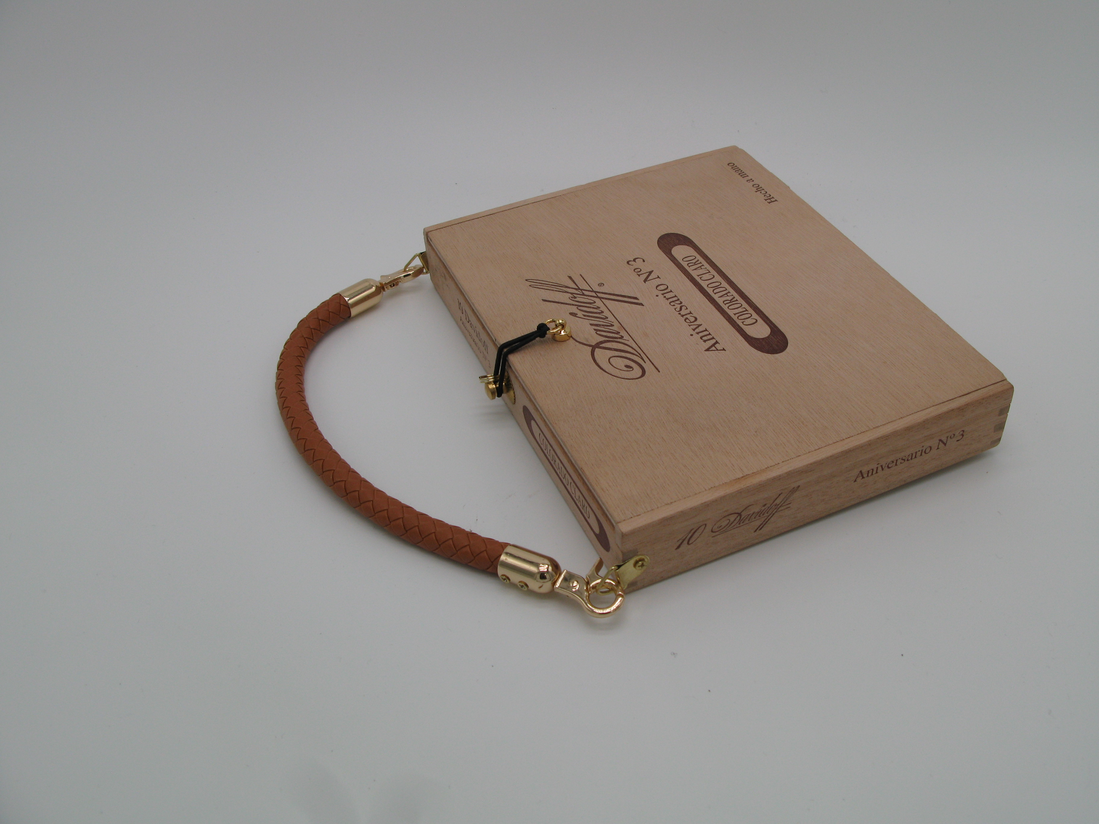 Wooden Cigar Box Handbag