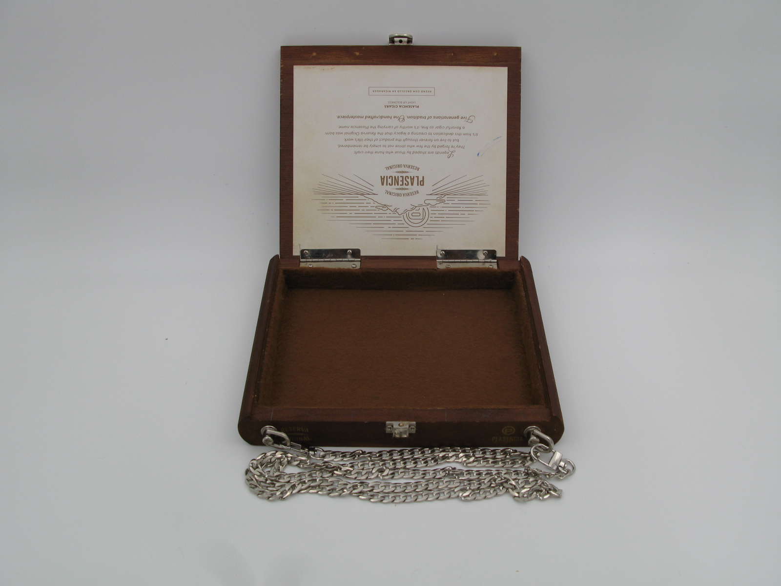 Wooden case with Leather Strap