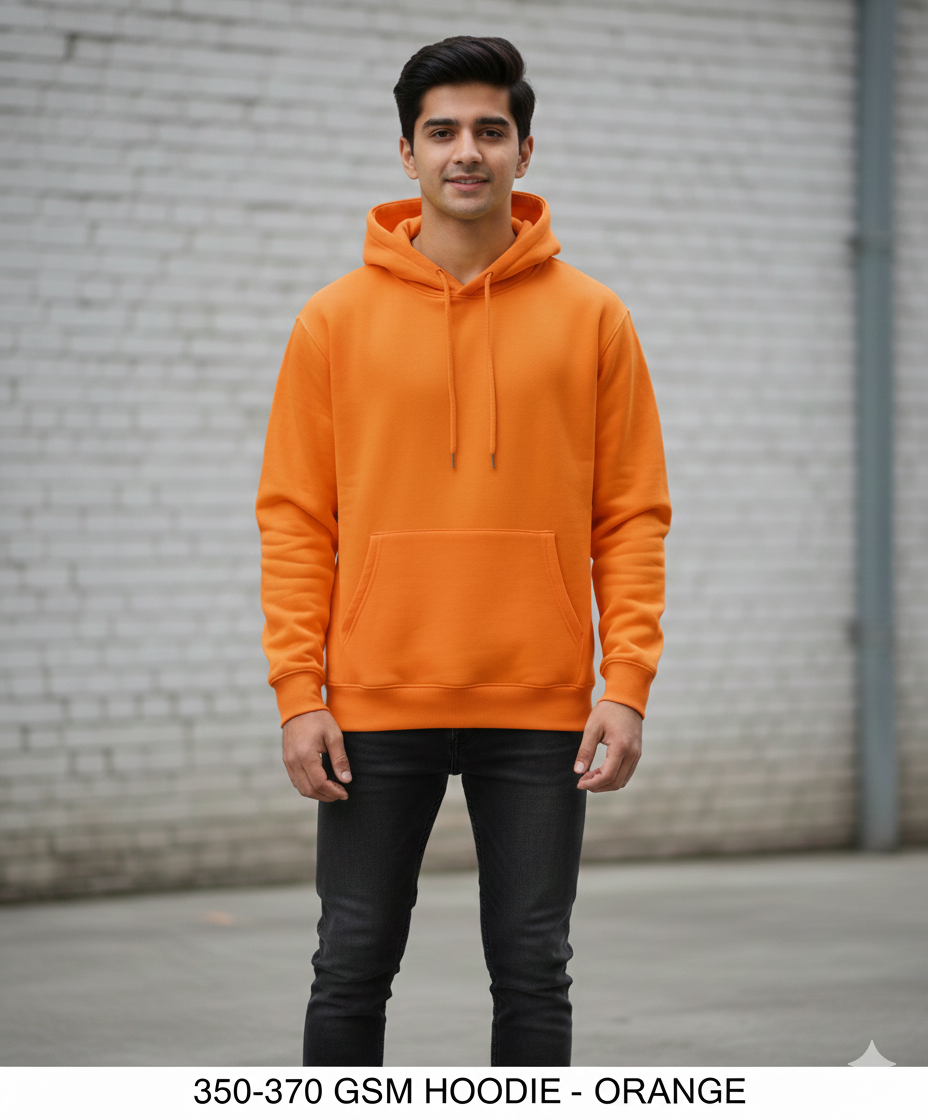 Orange Hoodie 