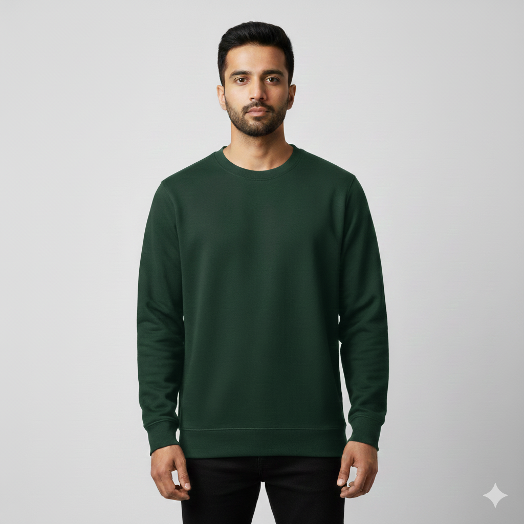 Classic Dark Green Sweatshirt