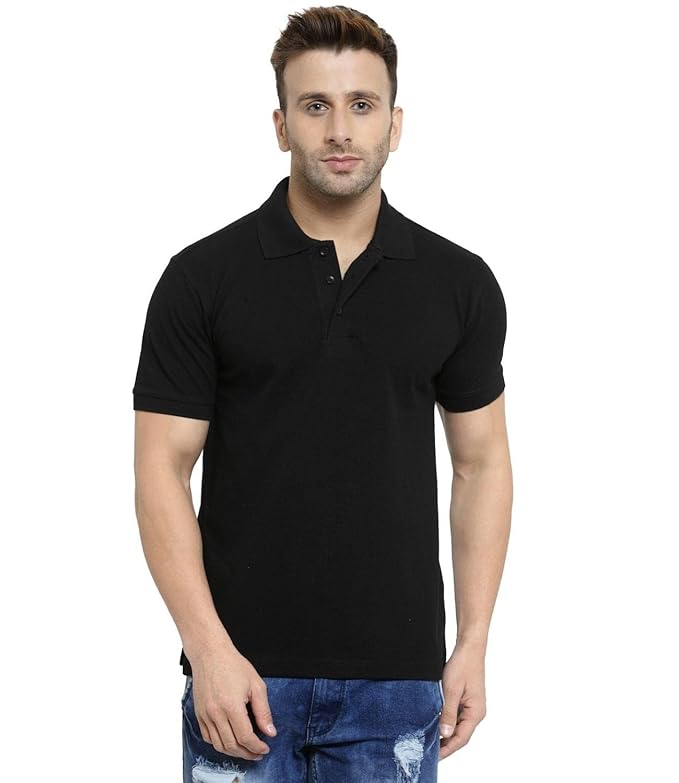 Black Polo T-Shirt