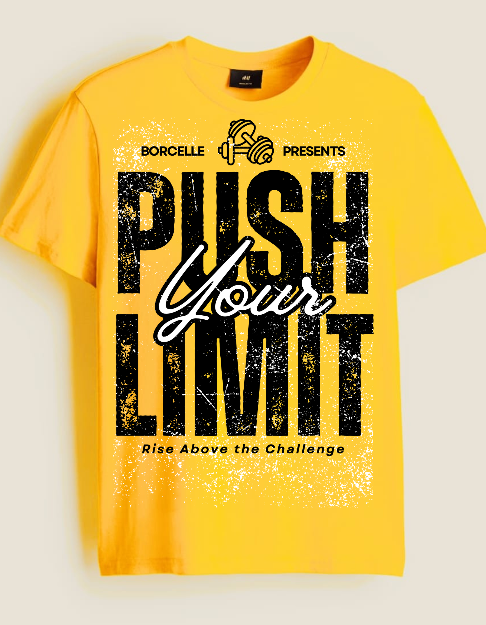Push Your Limit Yellow T-Shirt
