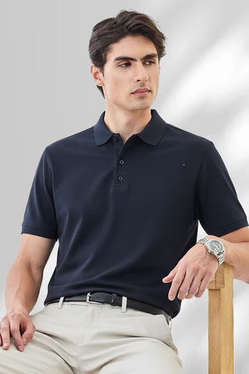 Men's Navy Blue Polo Shirt