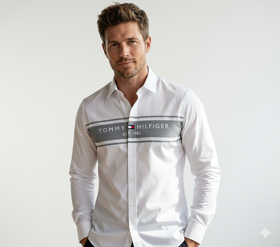Tommy Hilfiger Men's White Shirt