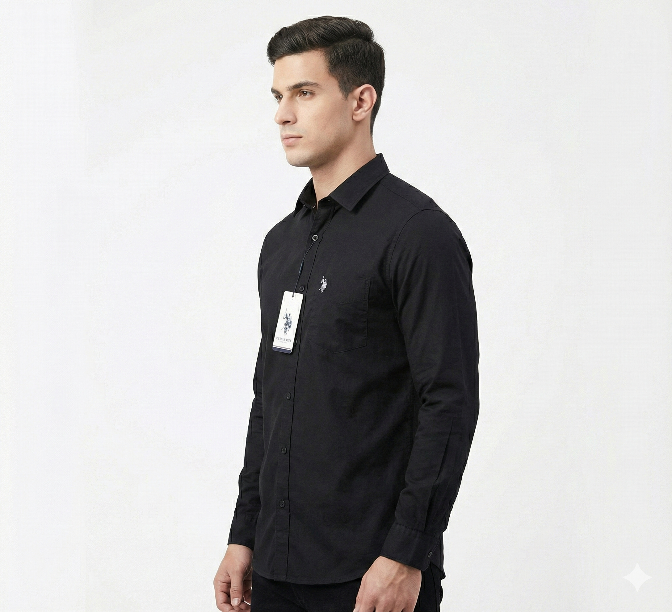 Men's Black Casual Shirt